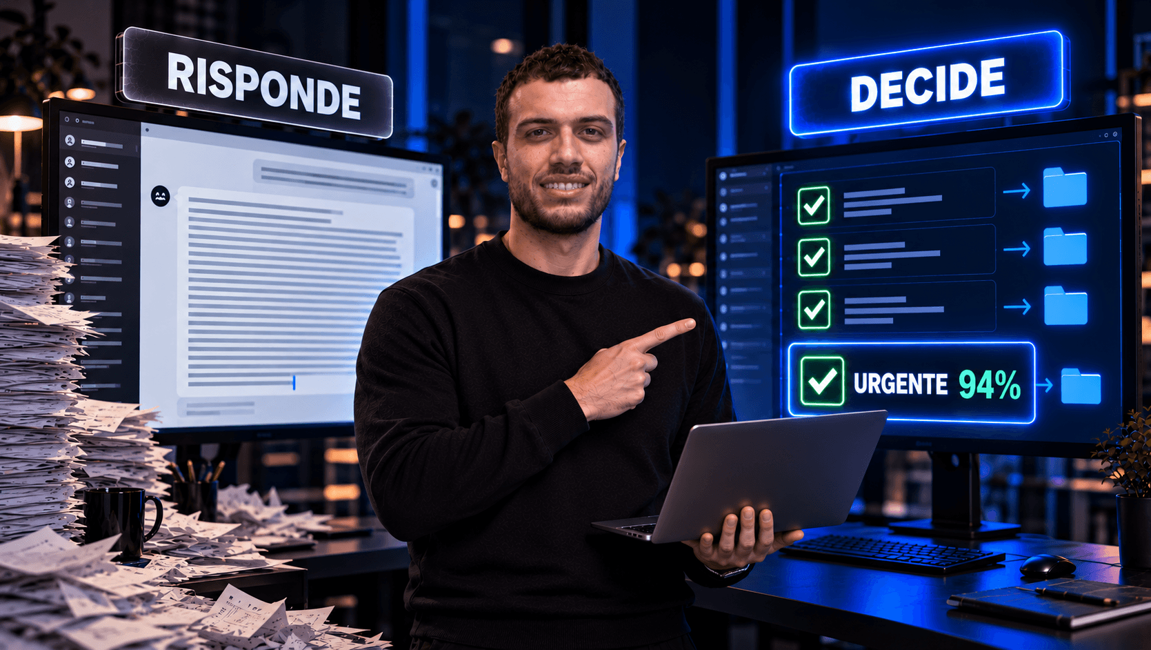 Simone Rizzo chiede a Claude di creare un decision model